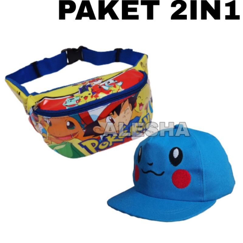 Waistbag/Tas Selempang Anak Laki-Laki Karakter Super Hero Murah