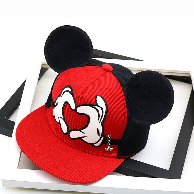 Topi Pelindung Matahari Motif Kartun Gaya hip hop Eropa Amerika Untuk Anak-Anak