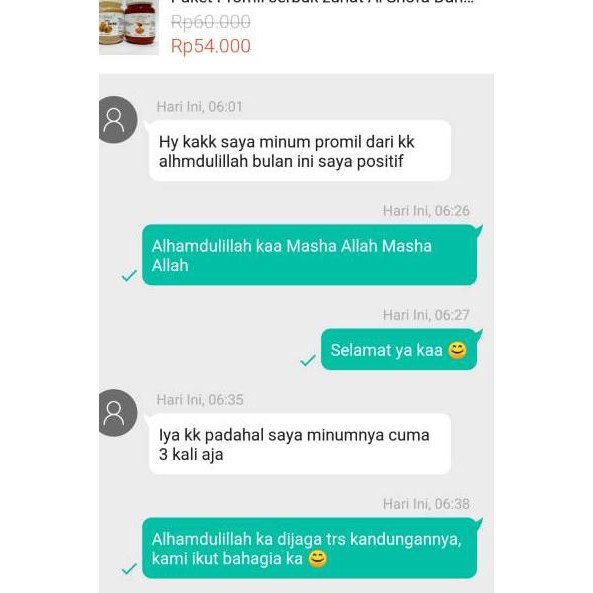 

Stok Banyak GRGOO Paket Promil Serbuk zuriat Al Shofa Dan Madu Promil Al Shofa 34 Laris