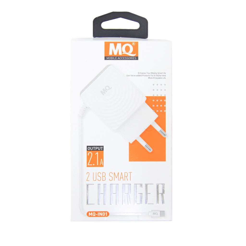 MQ TRAVEL CHARGER 2 USB 2,1A FAST CHARGER MQ-IN01,IN02