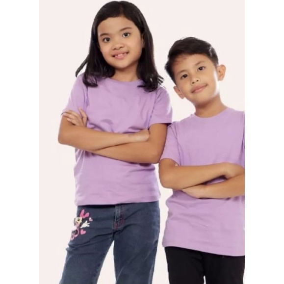 KAOS POLOS ANAK UNISEX/KAOS ANAK PREMPUAN LAKI LAKI /TSHIRT/LEHER BULAT