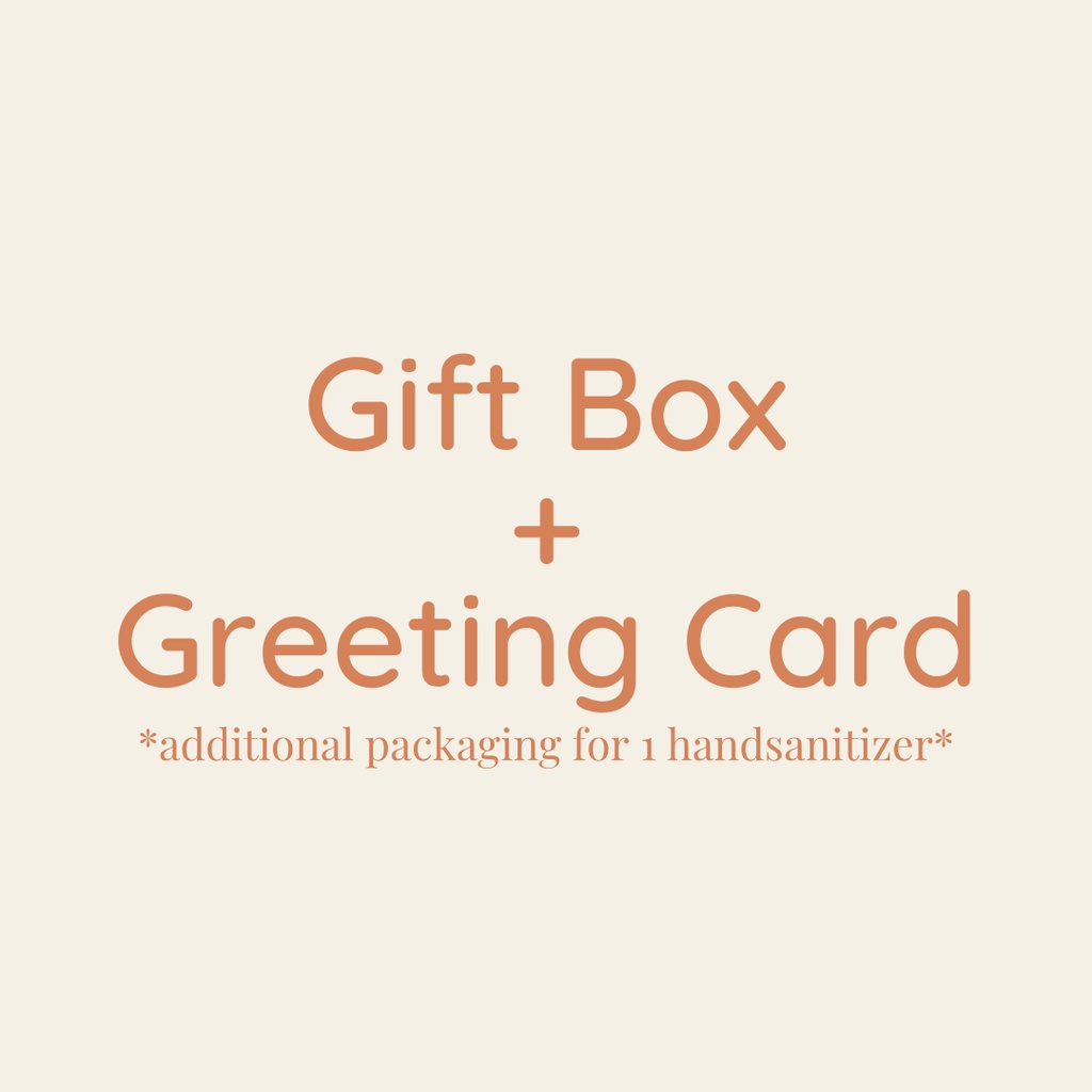 

[Klearandco] Gift Box + Greeting Card (Baca Deskripsi)