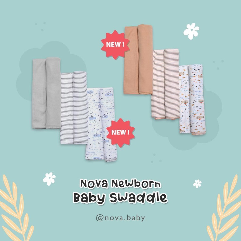 Nova Bedong Bayi SNI - Swaddle Wrap Nova Baby Wear
