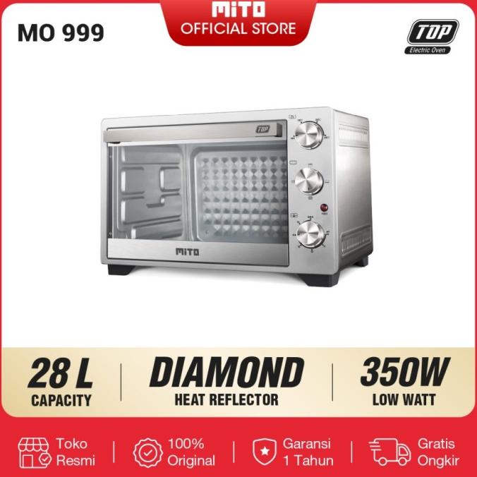 MITO Oven Listrik Top 28L Pemanggang Kue MO-999 selalu ada