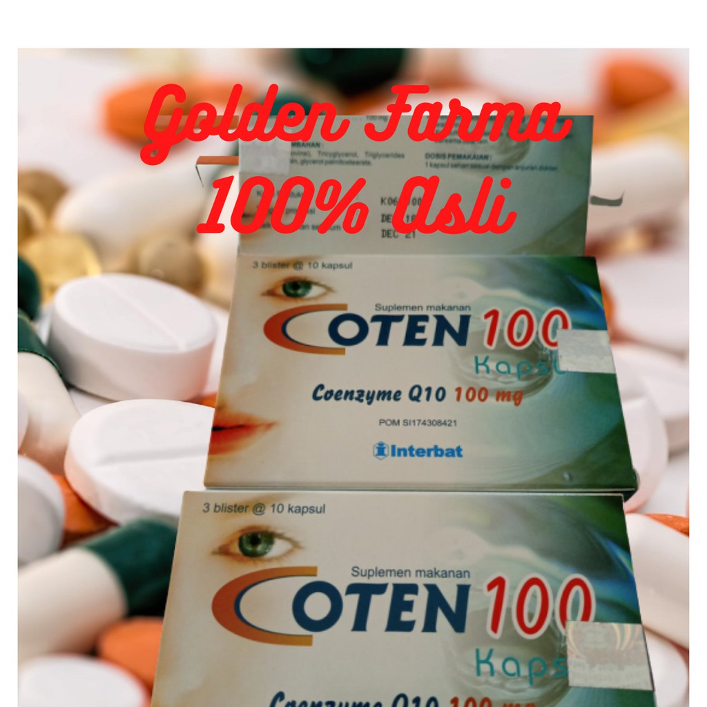 SUPLEMEN COENZYM Q10 COTEN 100