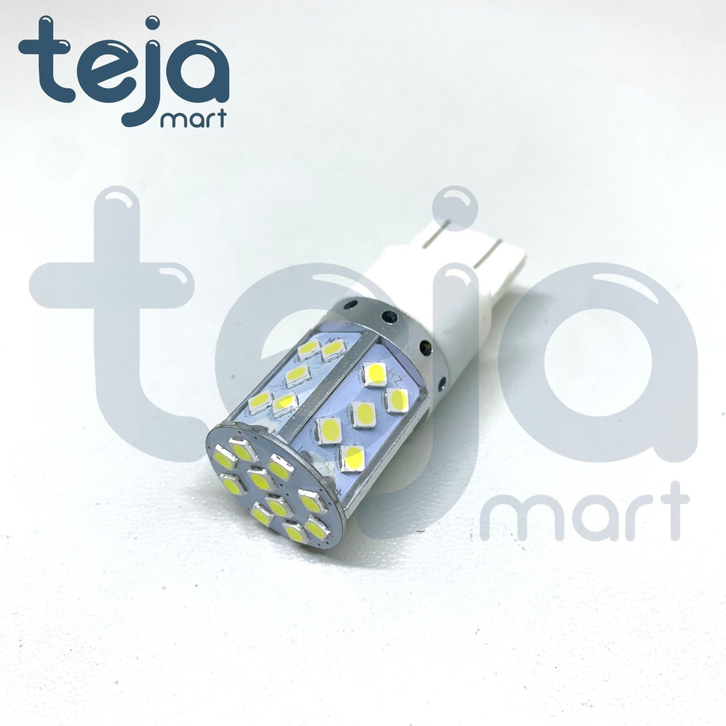 Lampu Mobil LED Sein/Sen PUTIH / Kuning 35 Mata 12V T20 7440 2 KAKI DC