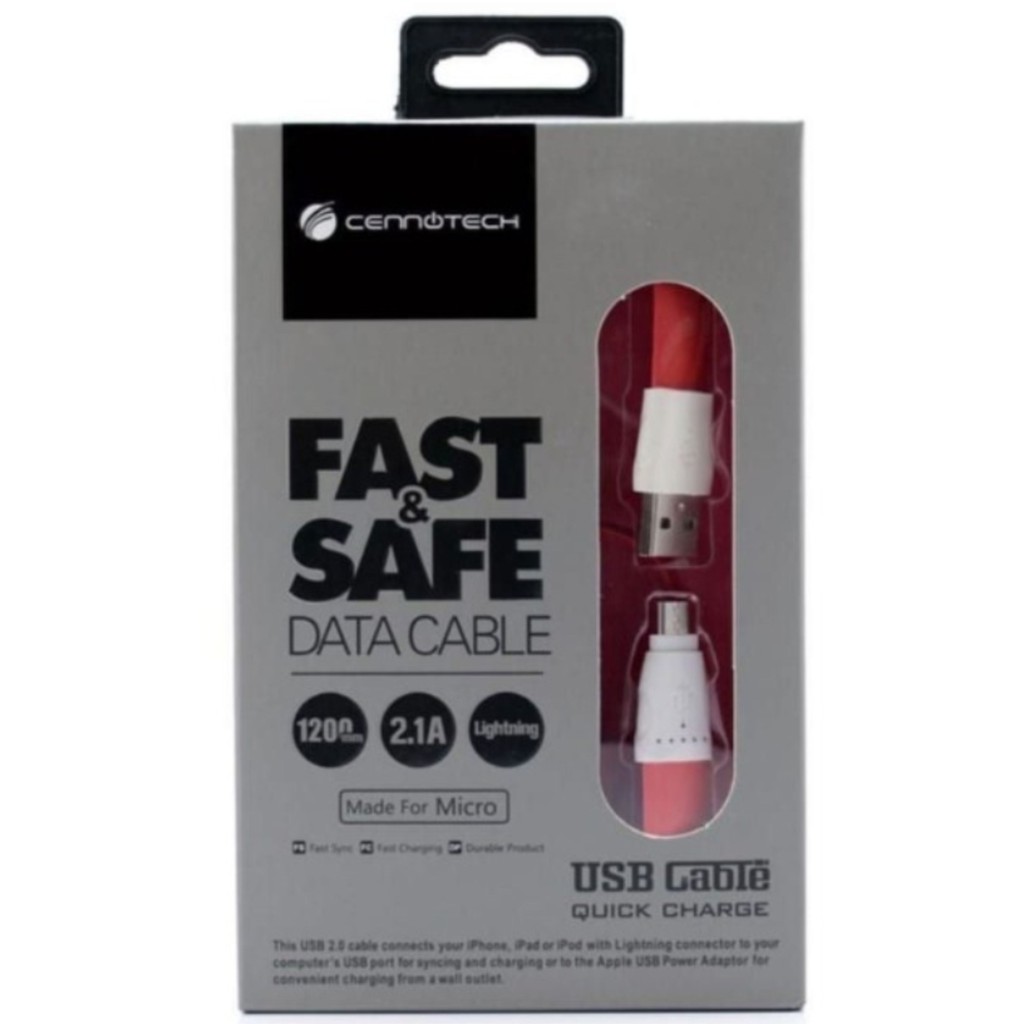 Kabel Cennotech Fast Charging Kabel Tebal