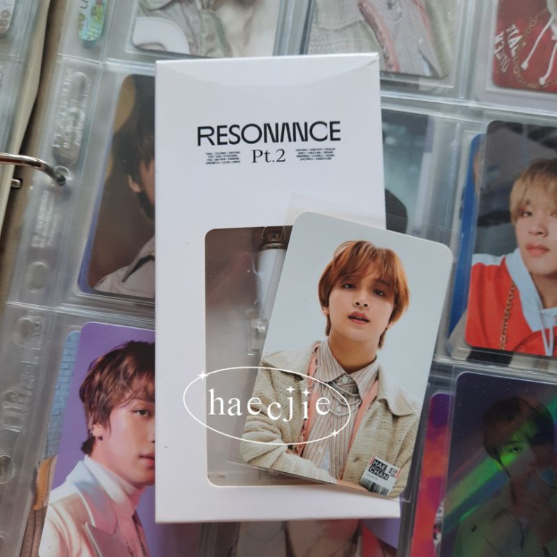 [SET] Official Photocard NCT 2020 Haechan Prokey resonance pt.2 departure Projection Keyring Laser