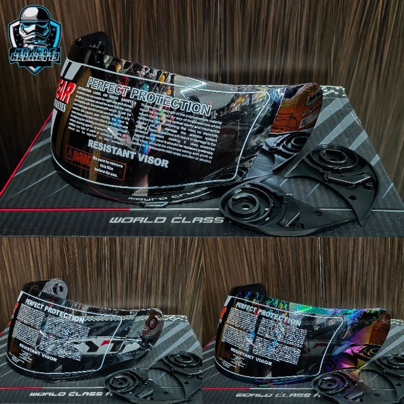 Kaca helm/ visor helm full face BMC MDS GM TRX standar Honda (gratis rachet helm