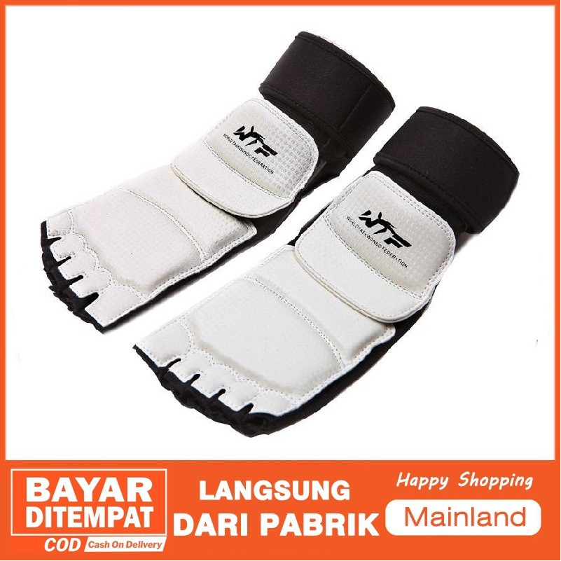 Mainland Taekwondo Foot Gloves Sarung Pelindung Kaki Feet Tae Kwon WTF Foot Protector BWS02