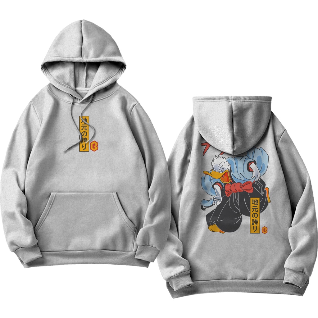 BRIGO Jumper Hoodie DONALD DUCK II Sweater Hoodie BRIGO Sablon DTF Fleece Cotton M-XXL (Pria &amp; Wanita) Free stiker&amp;Gantungan Kunci