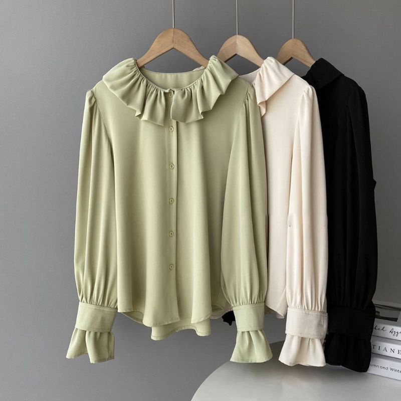Edelin blouse atasan top baju muslim fashion remaja wanita