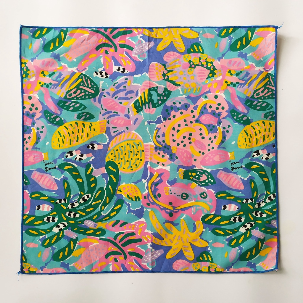 sapu tangan designer ken done, scarf anabul anjing / kucing