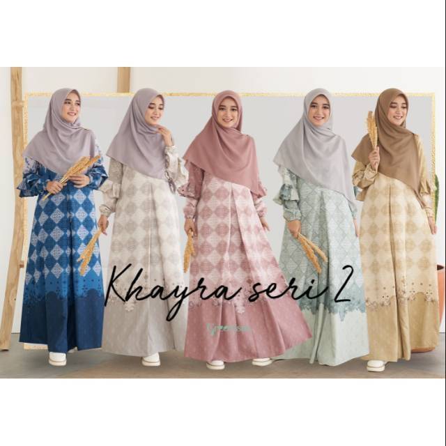 Gamis Printing Khayra Seri 2 By Greenism