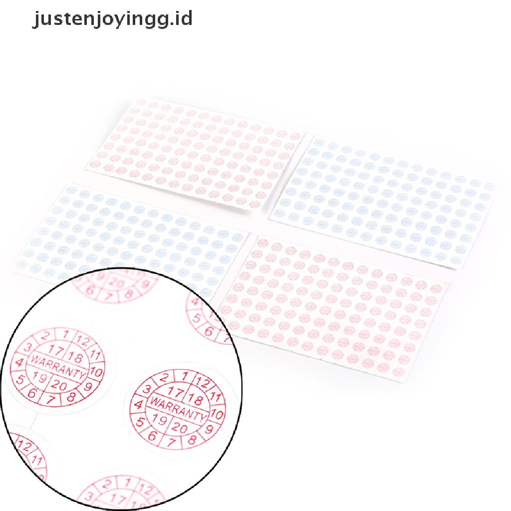 208pcs Stiker Seallabel Motif Tulisan Fragile Void Warranty Untuk Keamanan