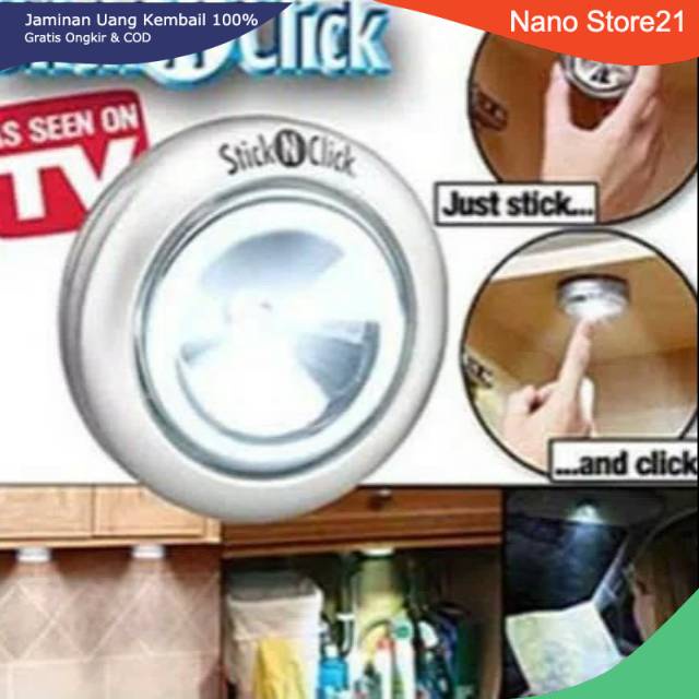 NS - Stick Touch Lamp 3 LED Lampu emergency darurat sentuh
