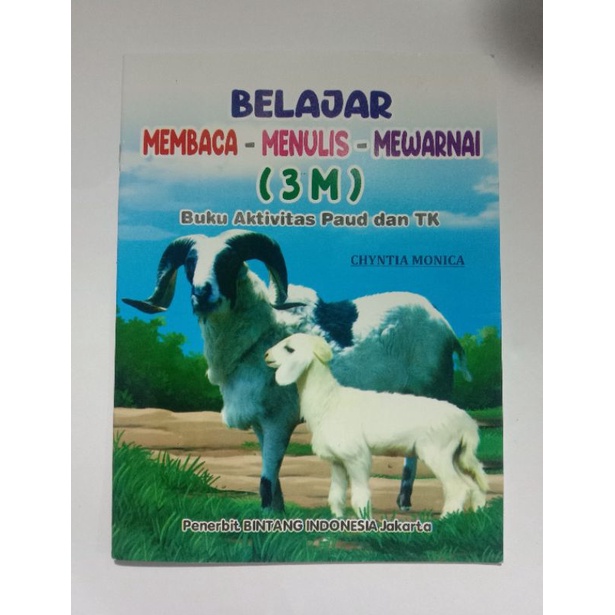 buku belajar membaca-menulis-mewarnai (3M) by Chyntia Monica