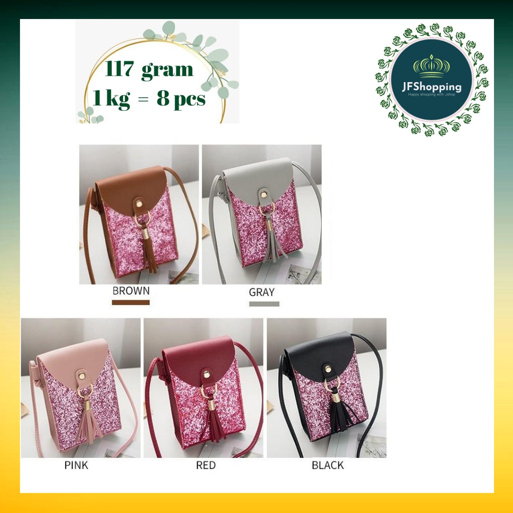 TG1004 JTFS Tas abg kekinian wanita Stylish Korea Tassel Design (117gr)