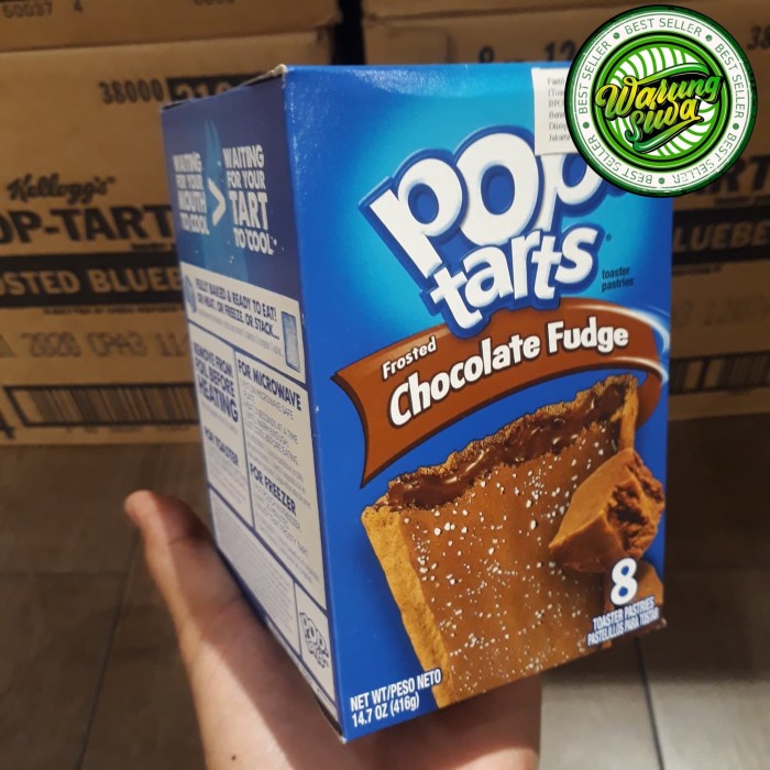 

kellogg's poptarts frosted chocolate fudge 416 gram