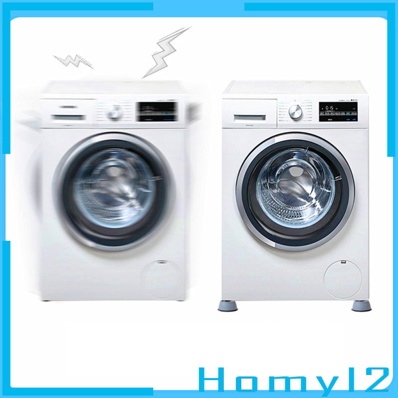 [HOMYL2] 4x Anti Vibration Feet Mat Washing Machine Antivibration Pads Tumble Dryers