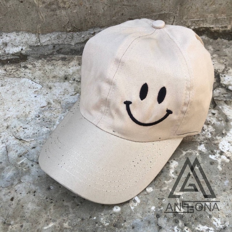 Topi Bisbol Smile Unisex Streetwear