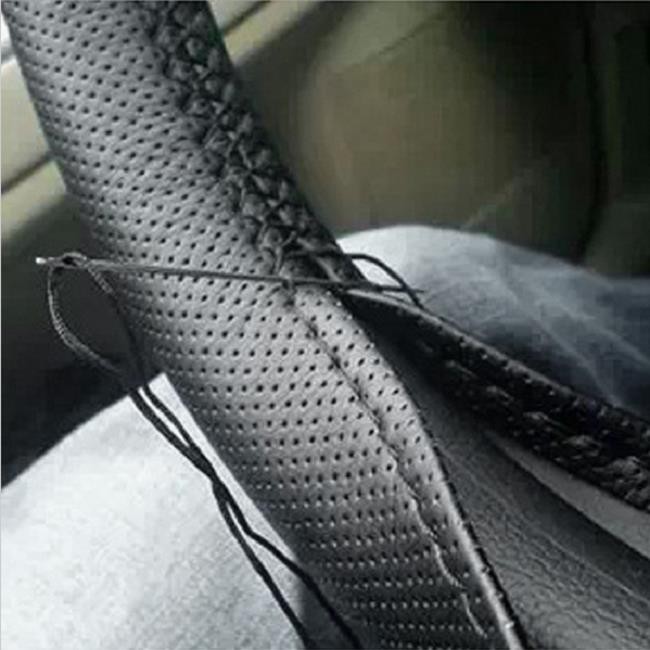 Karlor Cover Setir Mobil Kulit DIY Dengan Alat Jahit Hand Stitched Steering Wheel Cover