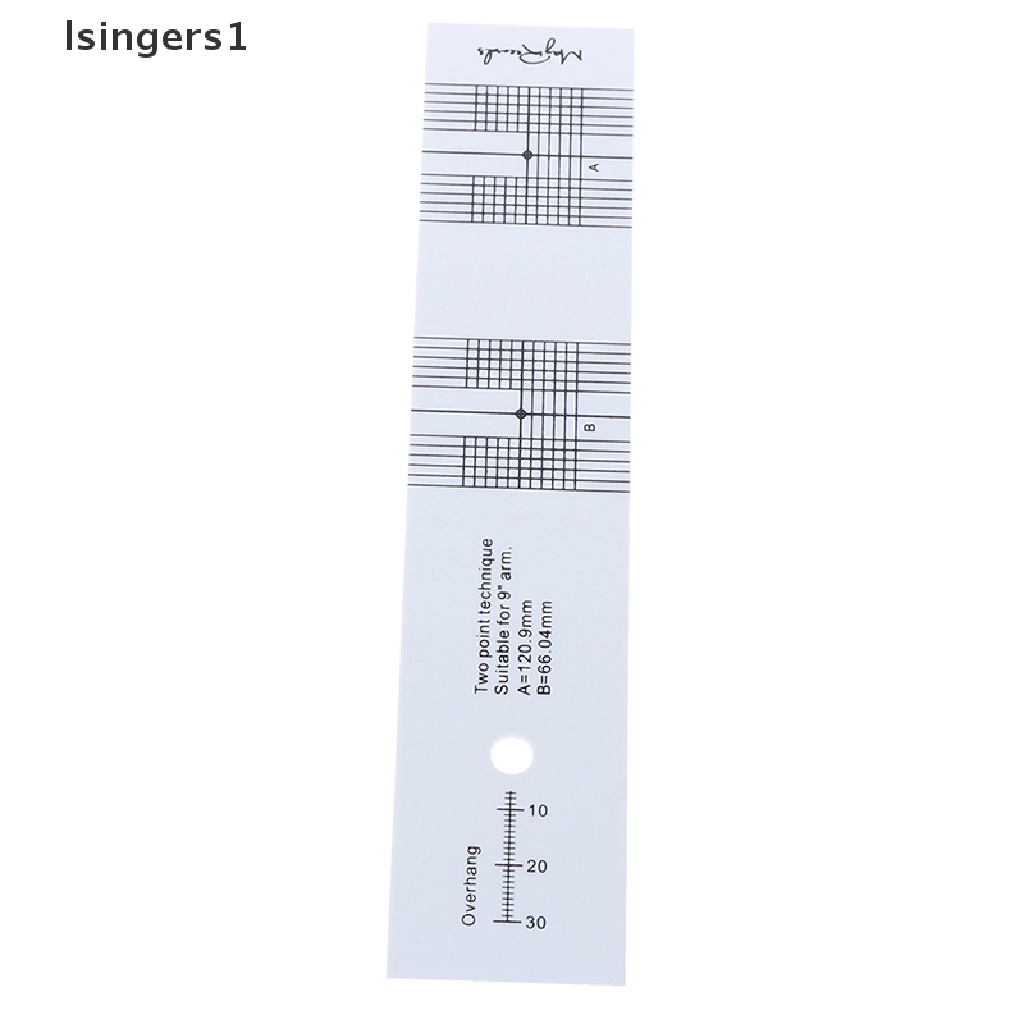 (lsingers1) Cartridge Stylus Phono Turntable Untuk Aksesoris Protractor Phonograph