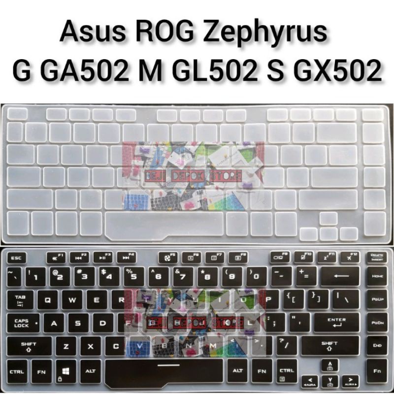 Keyboard Protector Asus ROG Zephyrus G GA502 M GU502 S GX502