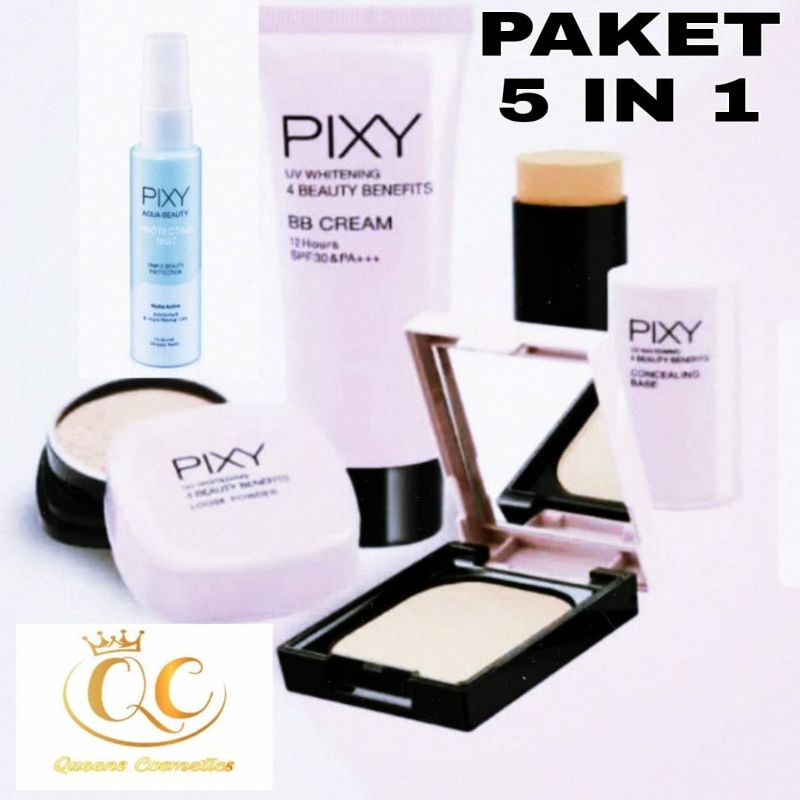 PAKET PIXY BEAUTY BENEFITS SERIES + AQUA MIST [ BONUS LIPCREAM ]