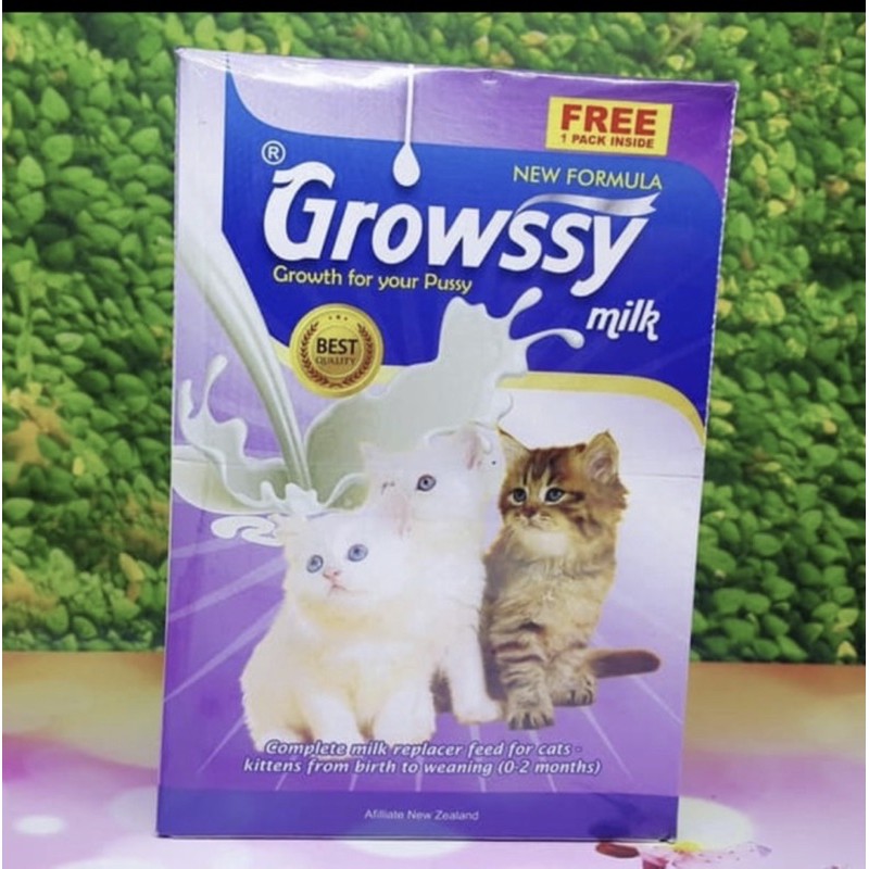 Growssy susu kucing 1 BOX - Sucu kucing growssy / susu anak kucing growsy - susu kitten milk