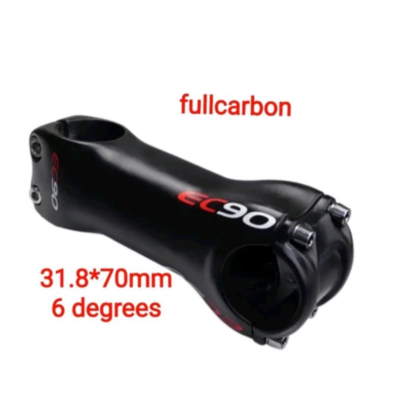 Stem EC90 Full Carbon Size 31.8 mm Panjang 70mm Stem Carbon Dropbar Stem Handlebar Sepeda