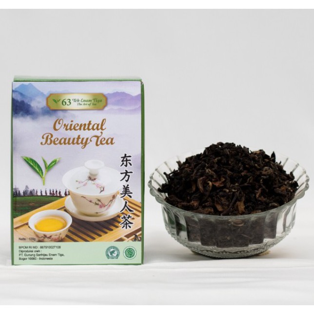 

Teh 63 Enam Tiga Oriental Beauty Oolong Kesehatan Healthy Tea 100gram Original