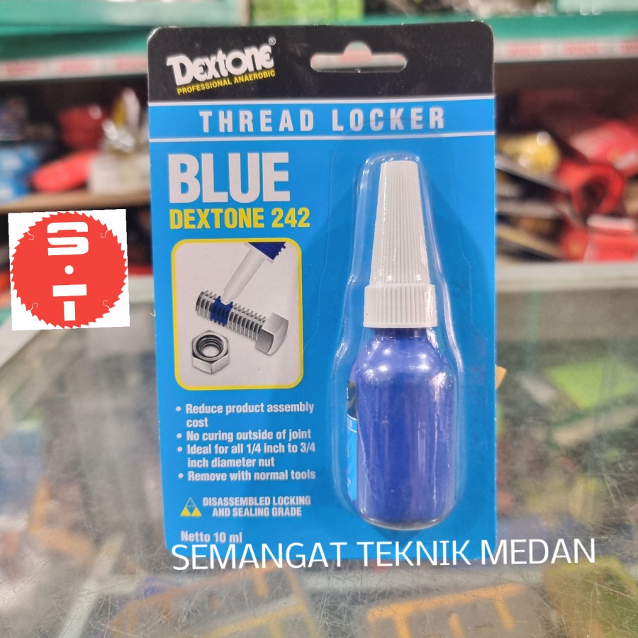 

242 LEM BAUT & MUR BLUE THREADLOCKER MEDIUM STRENGTH 10ml DEXTONE 242