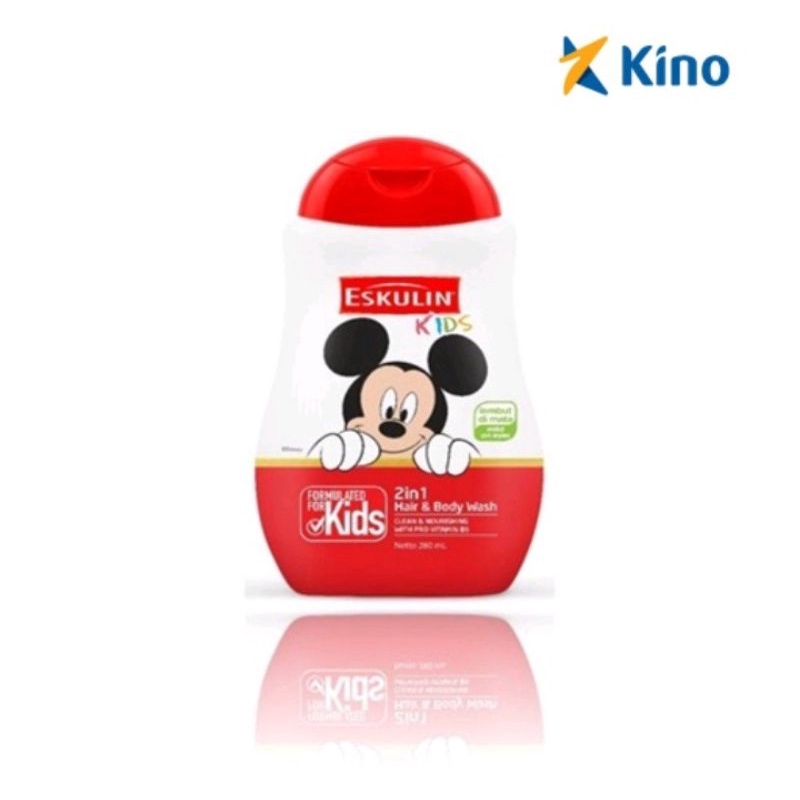 Eskulin Kids Hair and Body Wash Clean and Smooth 280 ml