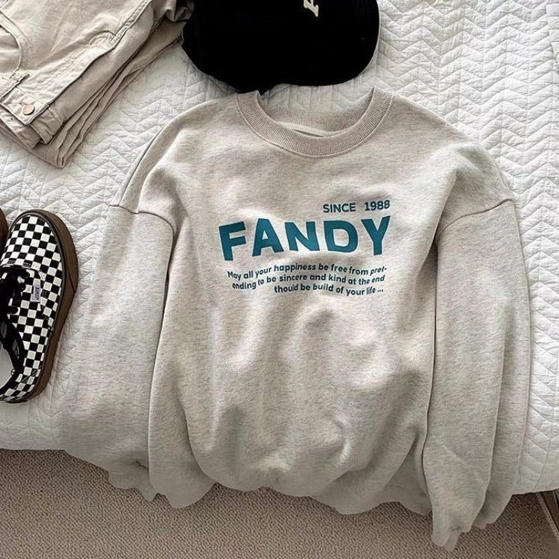 SWEATER KOREA - FANDY SWEATER - SWEATER WANITA - SWEATER FLEECE - PAKAIAN TERLARIS - KOREAN STYLE