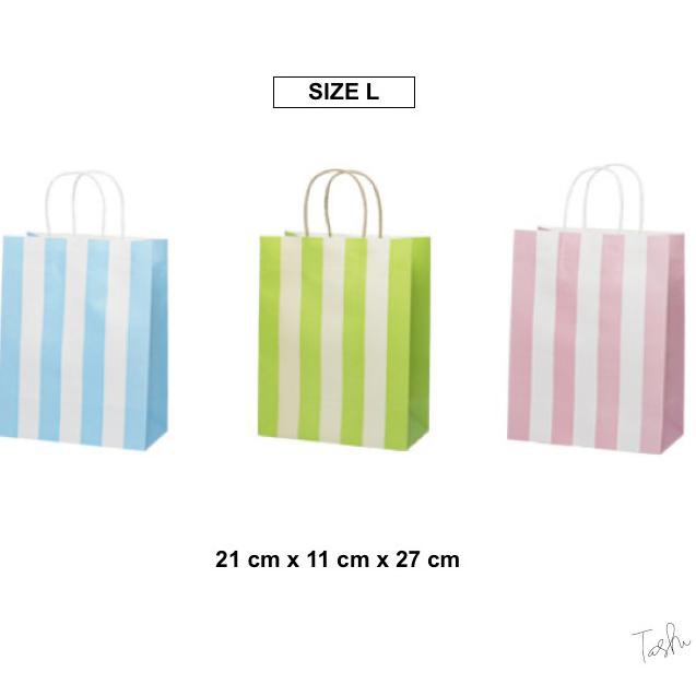 

PAPER BAG WARNA LIS, KANTONG SIZE L, KANTONG KERTAS ZAKKA FANCY