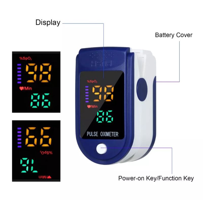 oximeter pulse LK87 alat pengukur oksigen dalam darah dan detak jantung