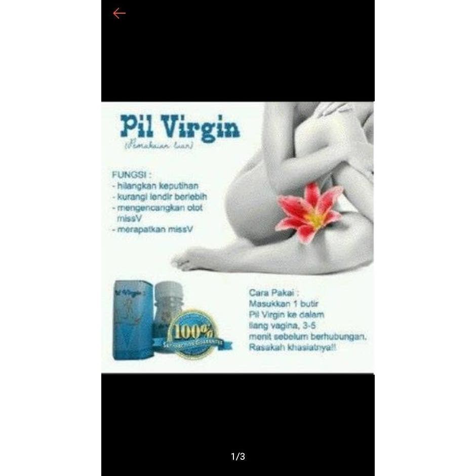 PROMO new pil virgin ( botol biru ) original 1000 % ( garansi uang kembali ) Murah JKBE69