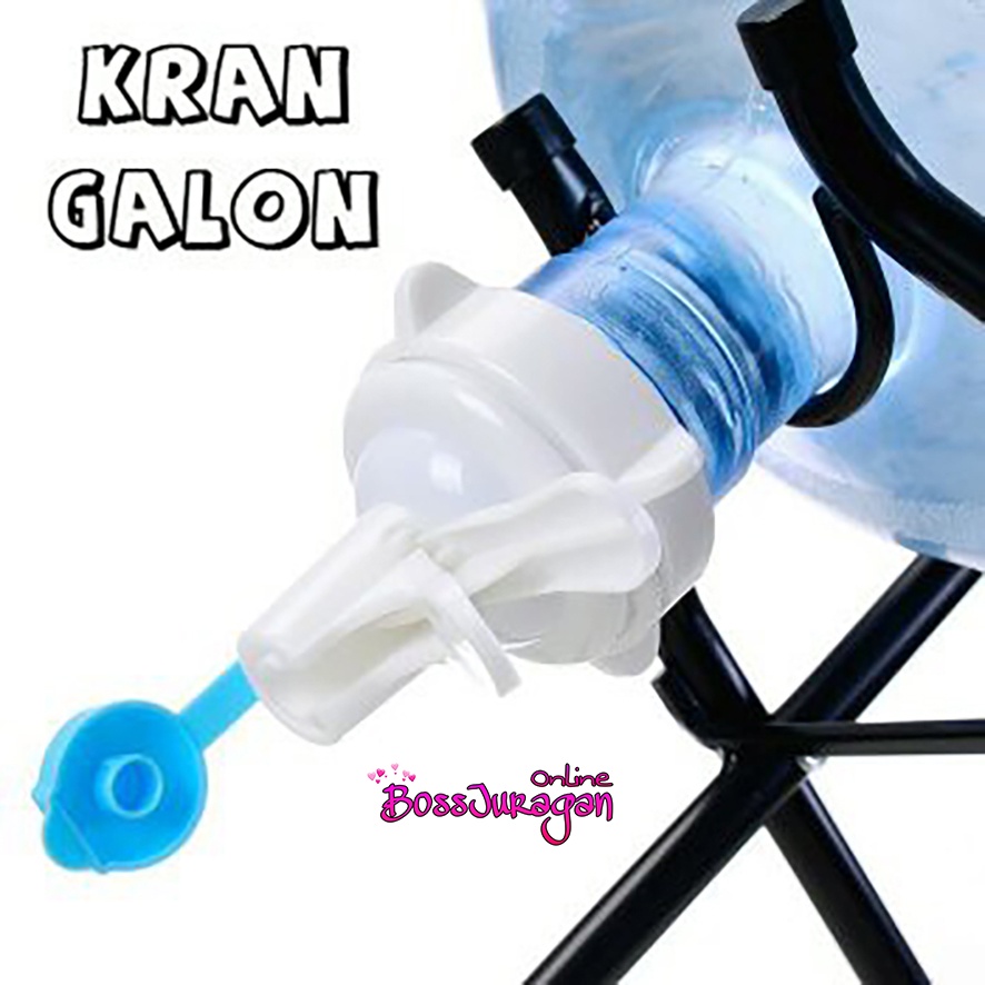 (BOSS) kran air minum galon-kran tutup galon (keran saja tidak pakai rak dan galon)