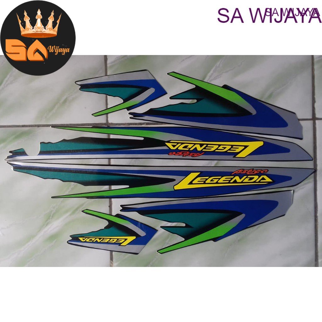 stiker striping lis body honda astrea legenda 1