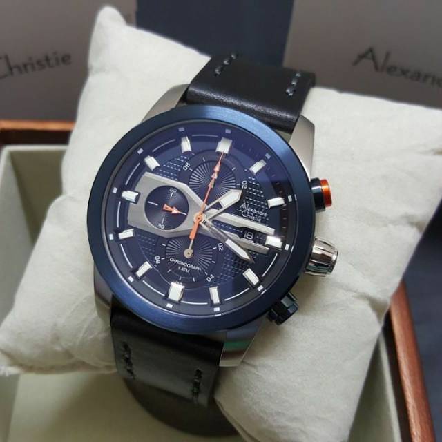 Jam Tangan Pria Alexandre Christie AC 6270 Silver Blue