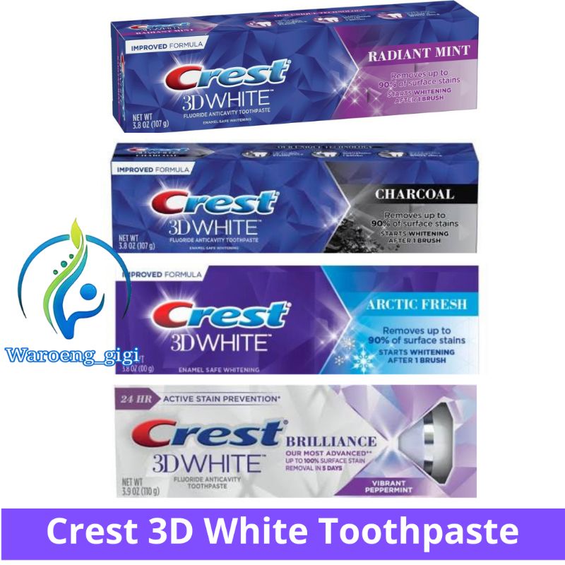 Pasta Gigi Odol Crest Whitening Toothpaste 3.8oz 107gr