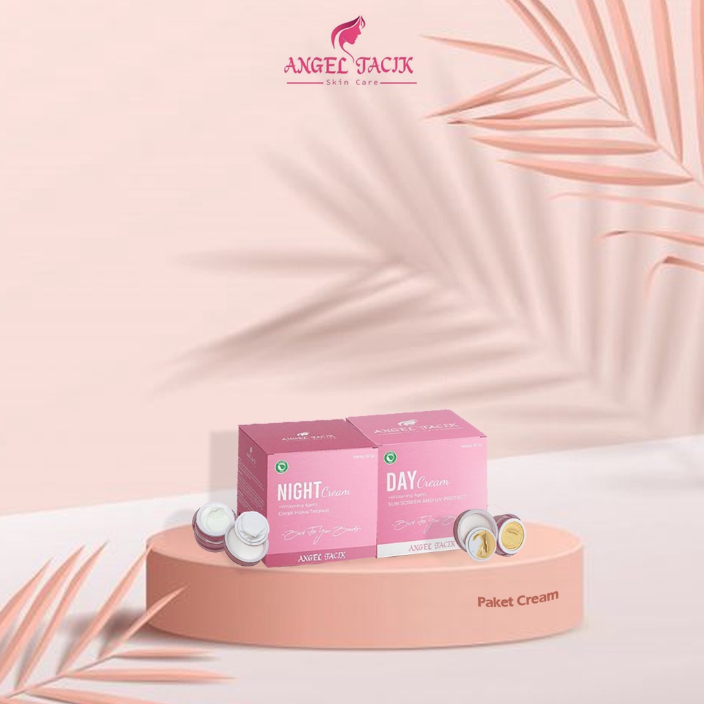 Cream BPOM Penghilang Jerawat dan Flek Hitam by Angel Tacik Skincare (Day/Night)
