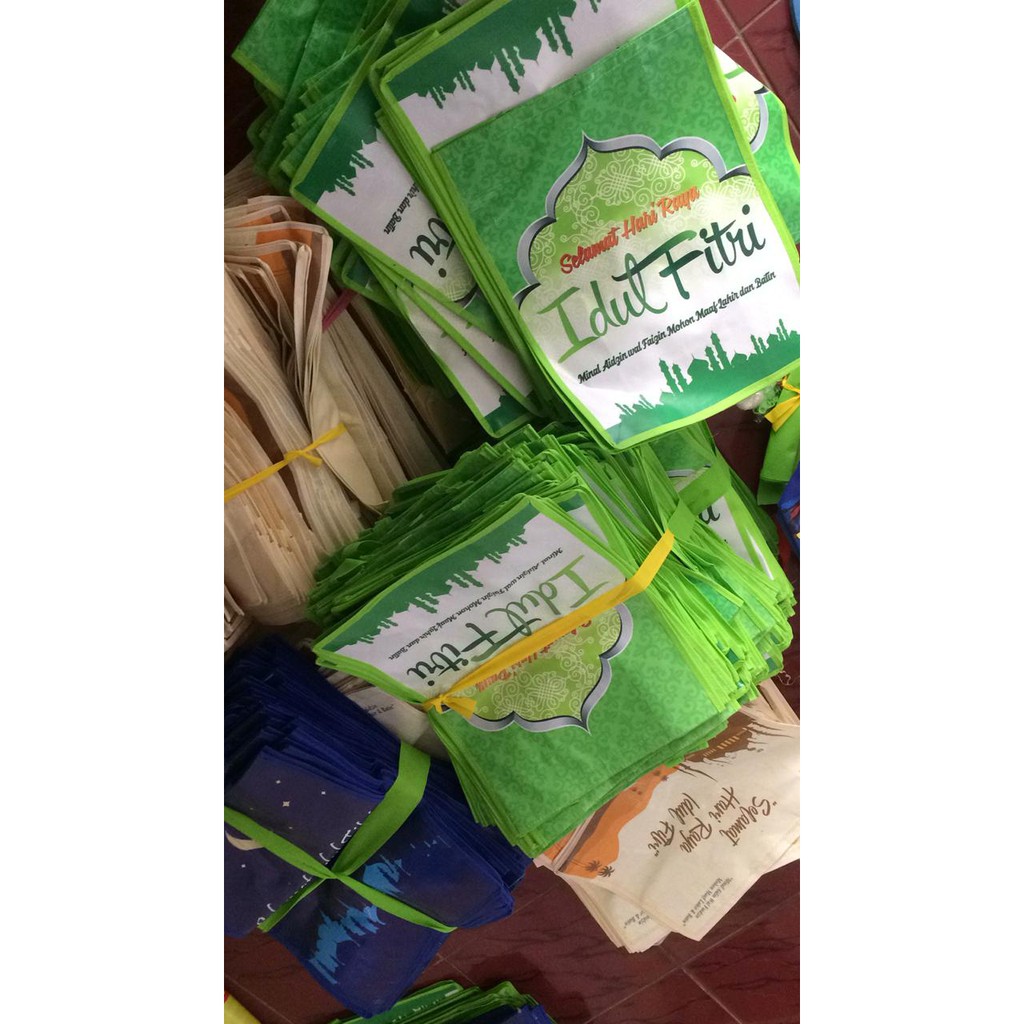 Tas Lebaran Ready Stock Tas Parcel Goodie Bag Hari Raya Idul Fitri Size JUMBO Bingkisan Hampers