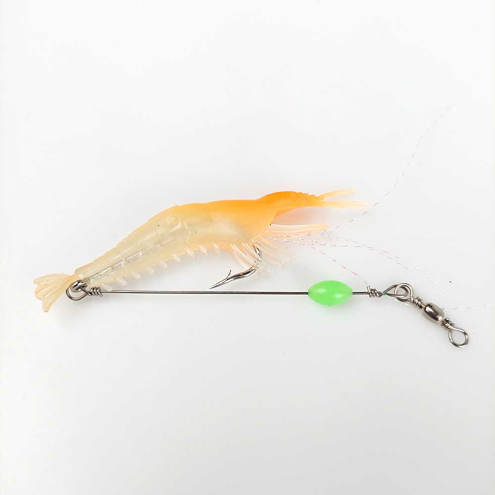 Umpan Pancing WDAIREN Umpan Pancing Udang Kecil Luminous Shrimp Soft Bait Lure