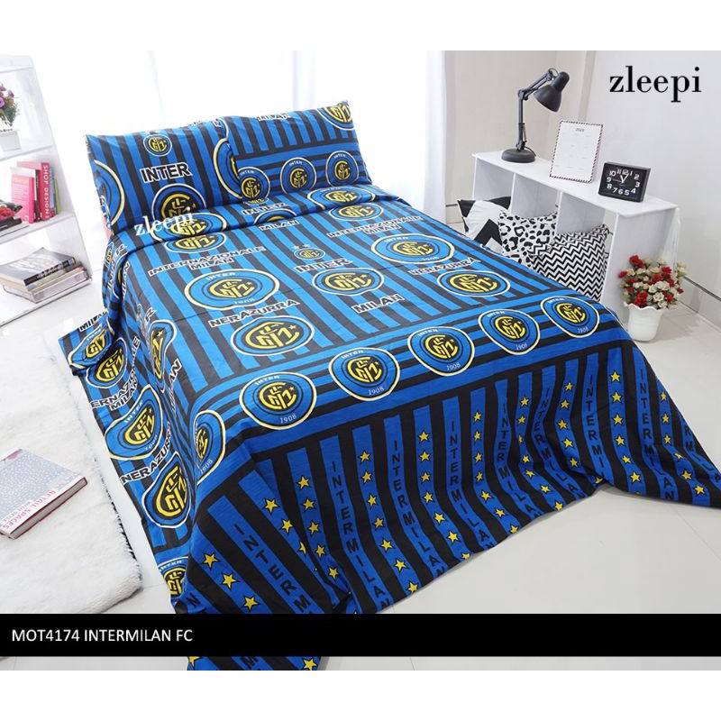 Sprei homemade katun lokal motif intermilan FC