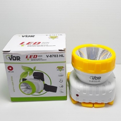 Senter Kepala LED VDR V-8703HL / Senter Kepala VDR / Senter Kepala Murah