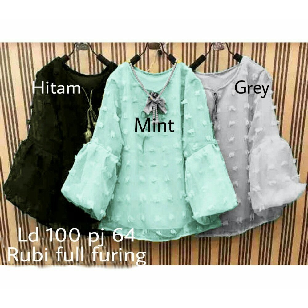 Atasan wanita blouse VC-Blowy Rubiah Linen