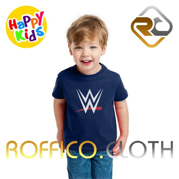 Tshirt Baju Kaos Anak Logo WWE
