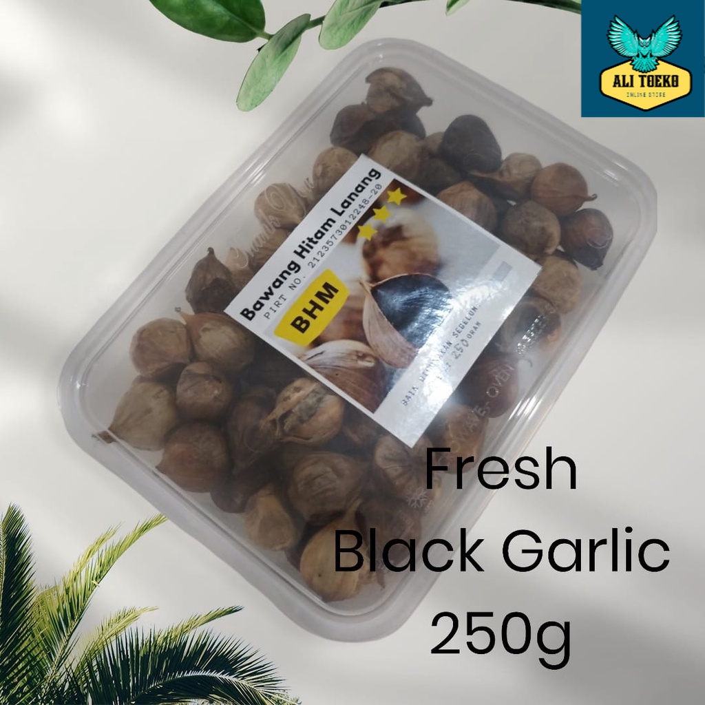 

Camilan Sehat Bawang Hitam Tunggal Lanang Black Garlic BHM